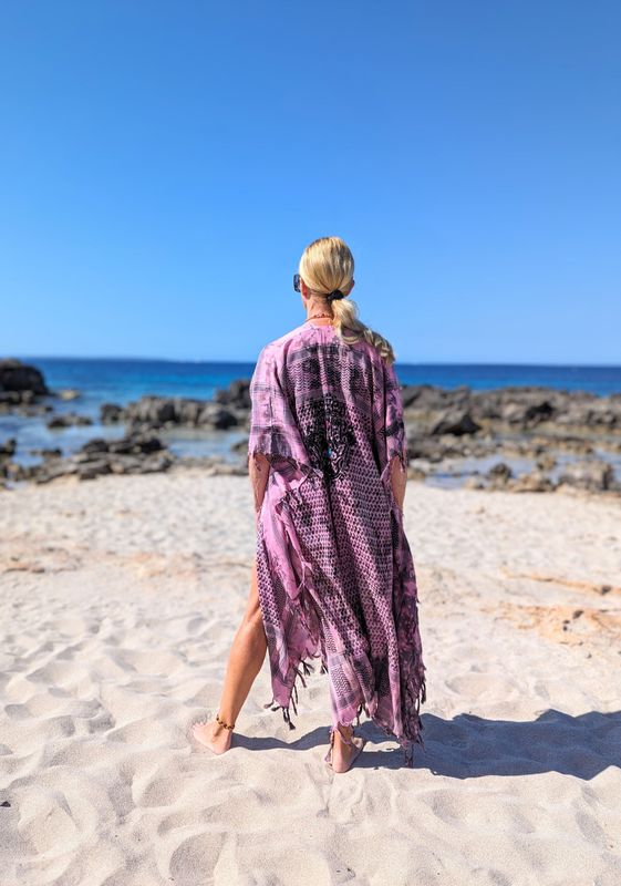 Batik Kimono HAND of FATIMA pink-rosa