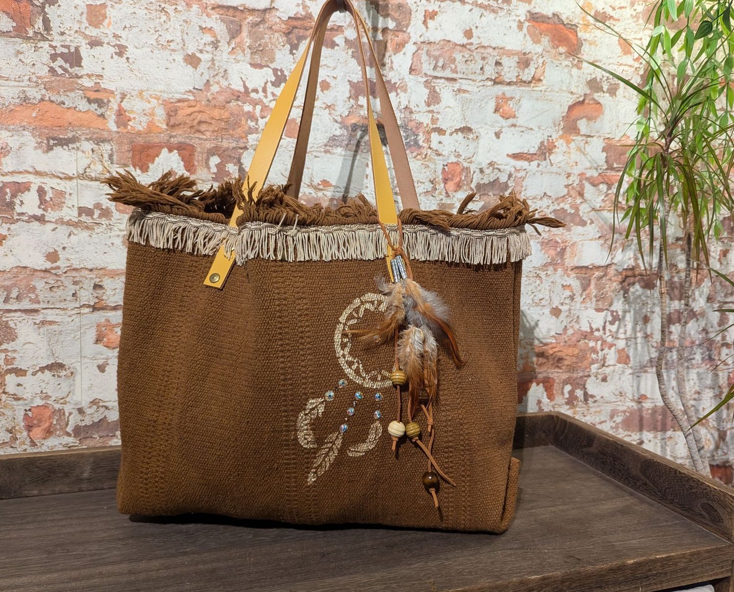 Canvas Tasche Traumfänger