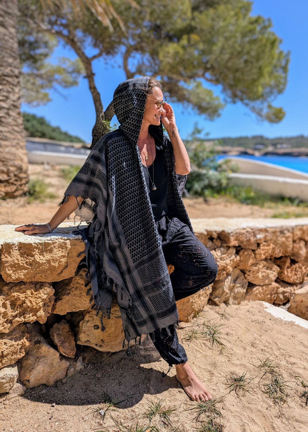 Pali-Kimono mit Kapuze