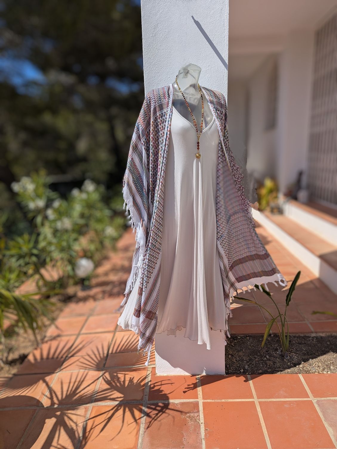 Kimono multicolor lang