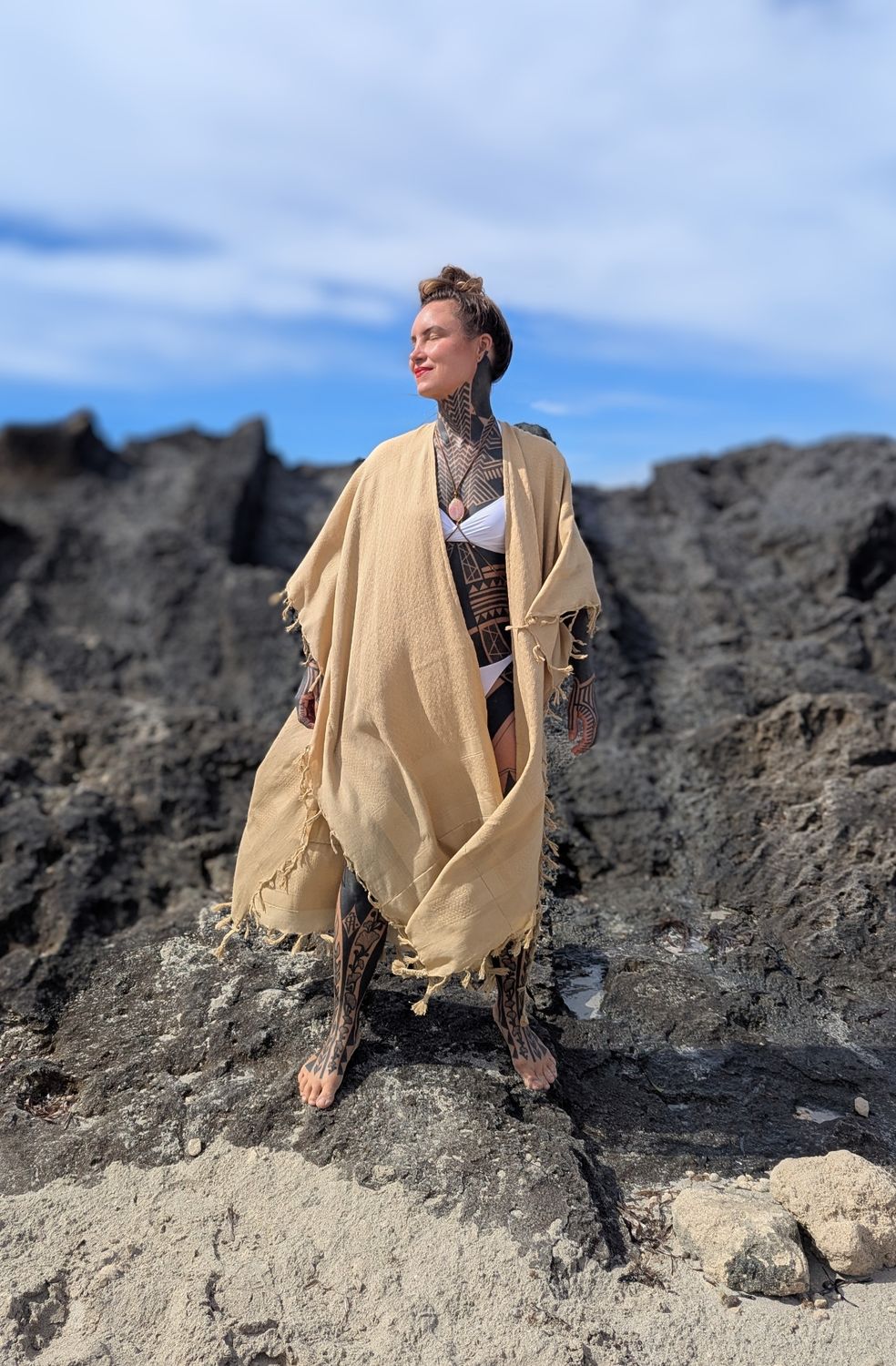 Pali-Kimono lang BEIGE