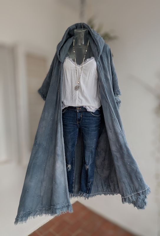 Gefütterter Kimono batik