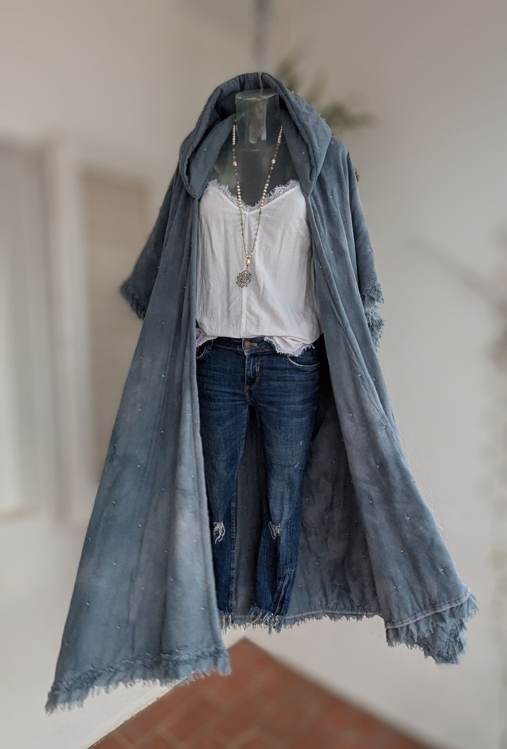 Gefütterter Kimono batik