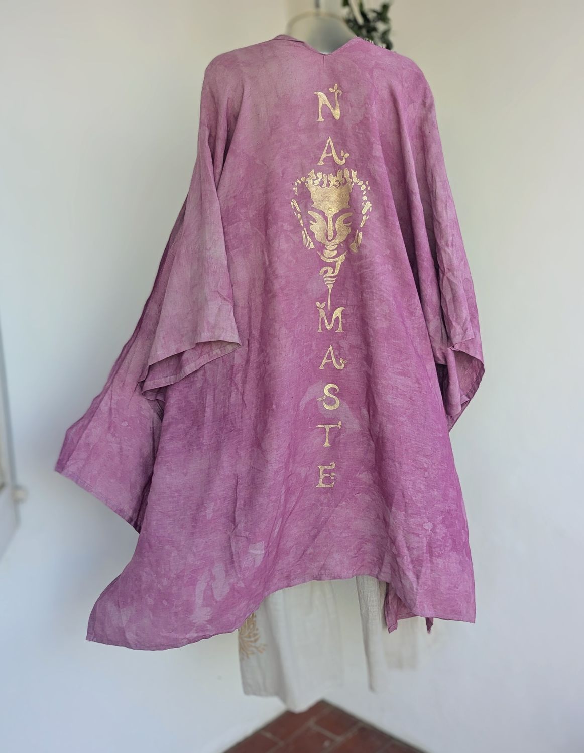 Oversize Leinenkimono batik NAMASTE Oversize Leinenkimono batik NAMASTE