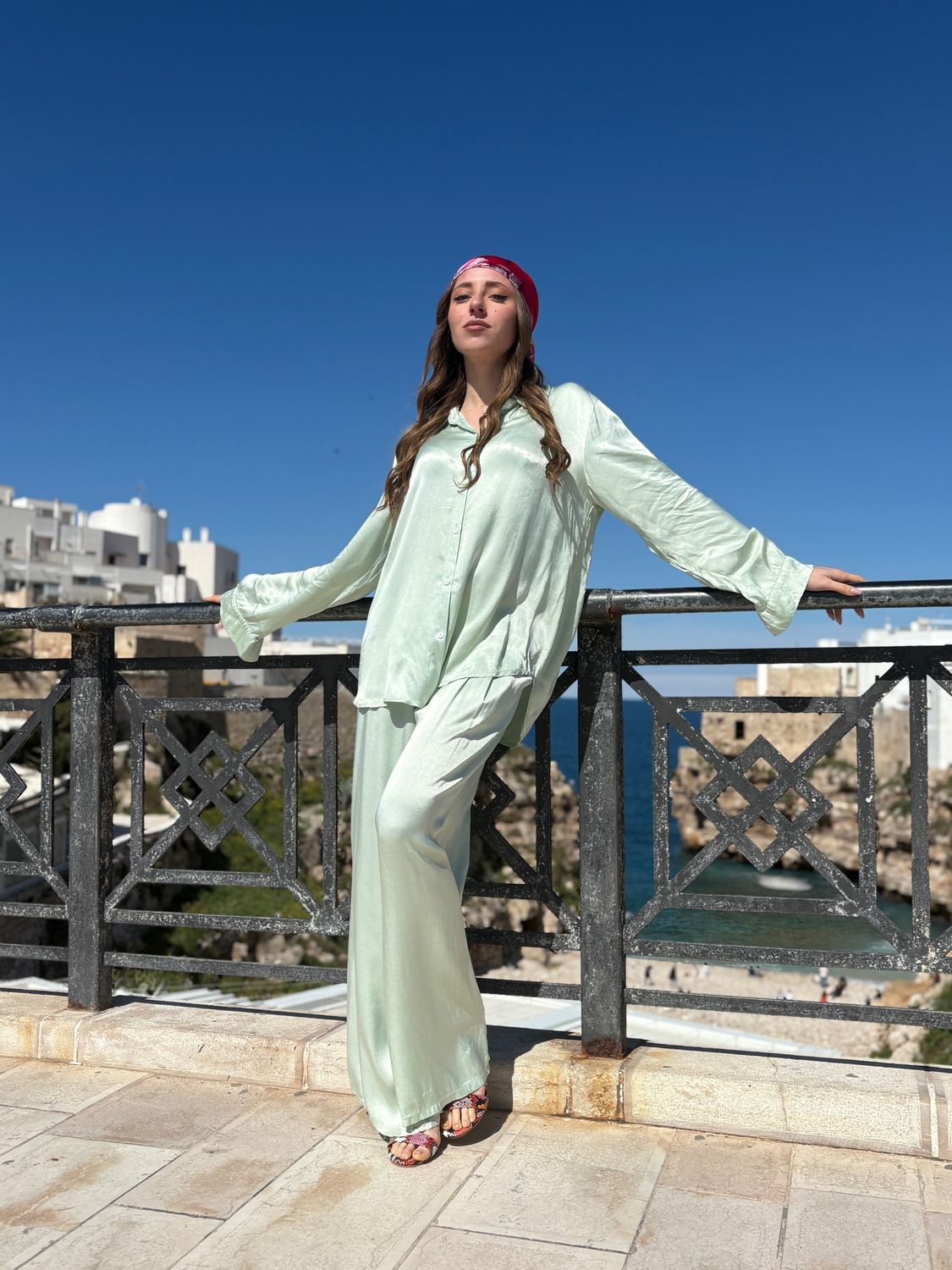 Pantalone in viscosa
