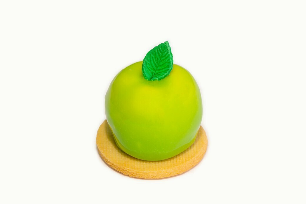 Муссовое пирожное Карамельное яблоко