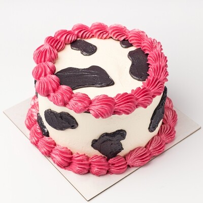 Cow Print Cake