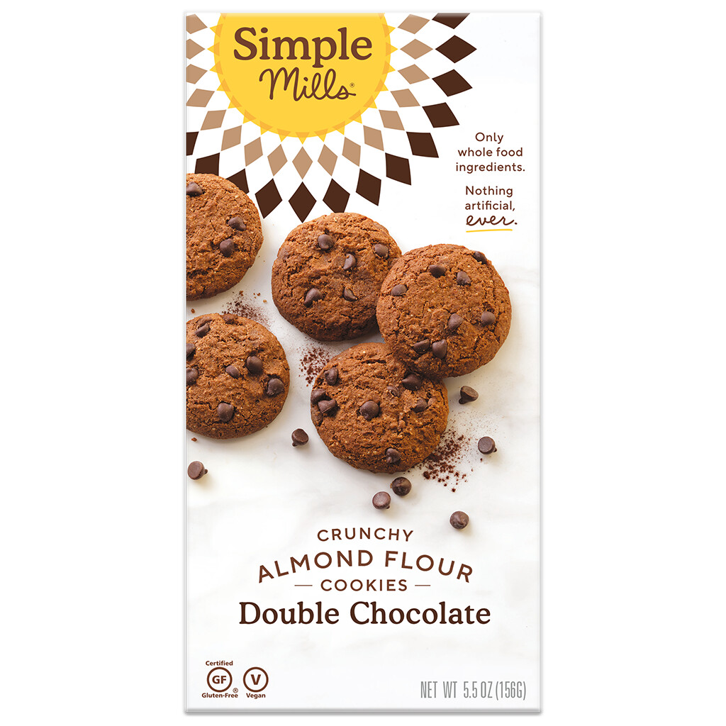 Crunchy Almond Flour Cookies - Double Chocolate Crunchy Almond Flour Cookies - Double Chocolate