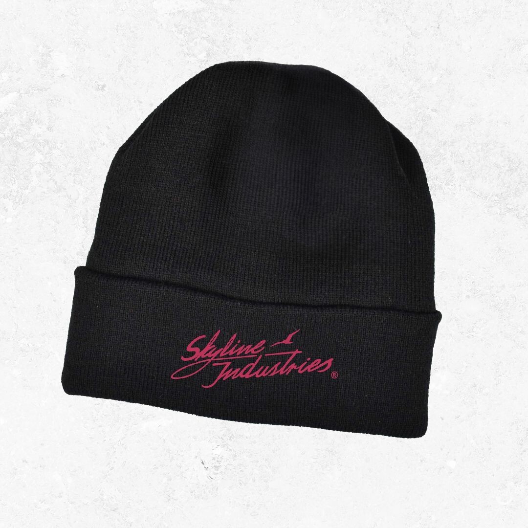 Mütze, black / pink