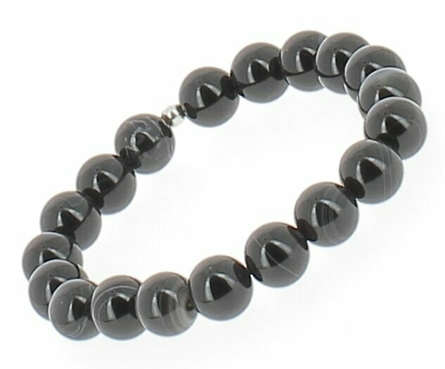 Bracelet Agate du Botswana