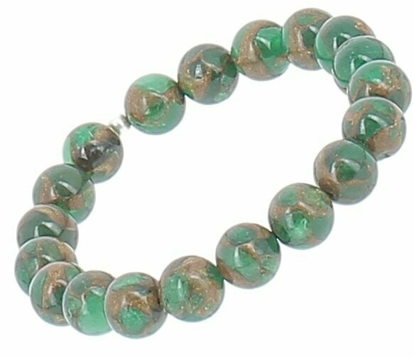 Bracelet Quartz mosaïque vert