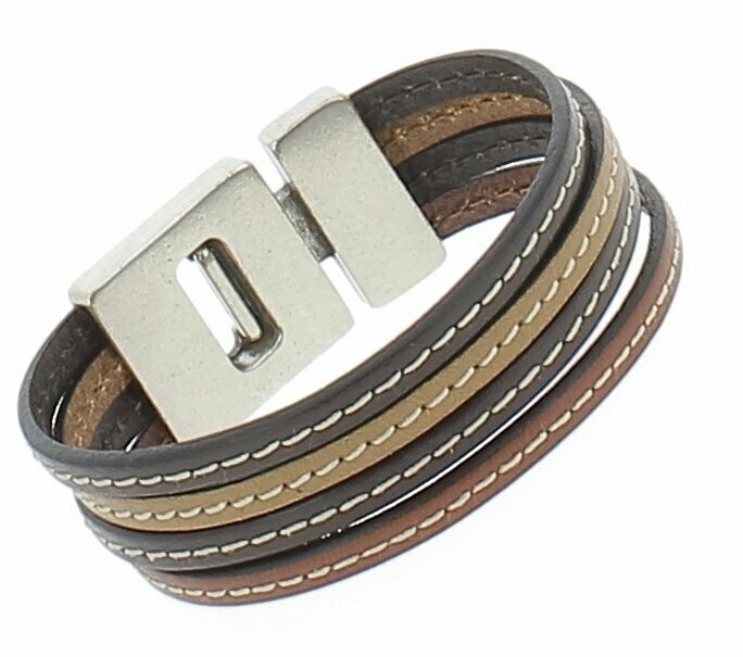 Manchette cuir à couture