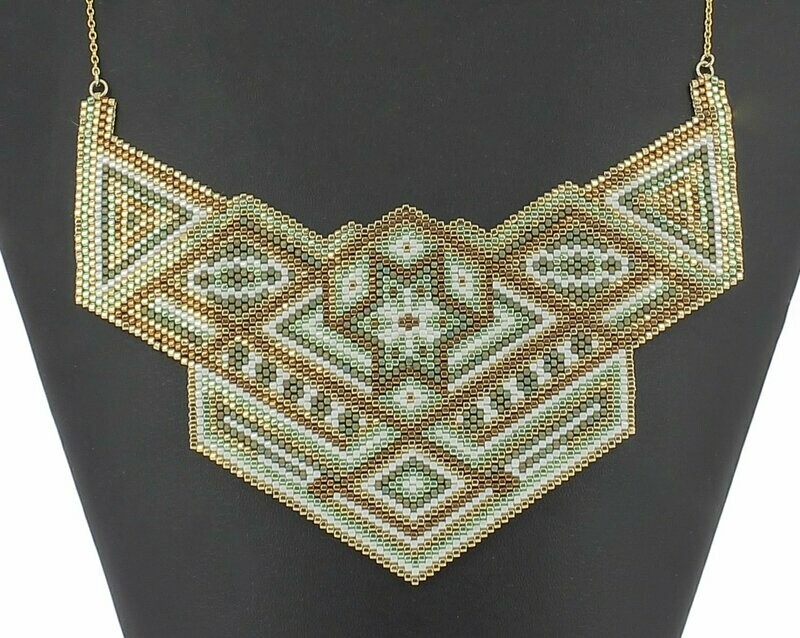 Collier inspiration aztèque