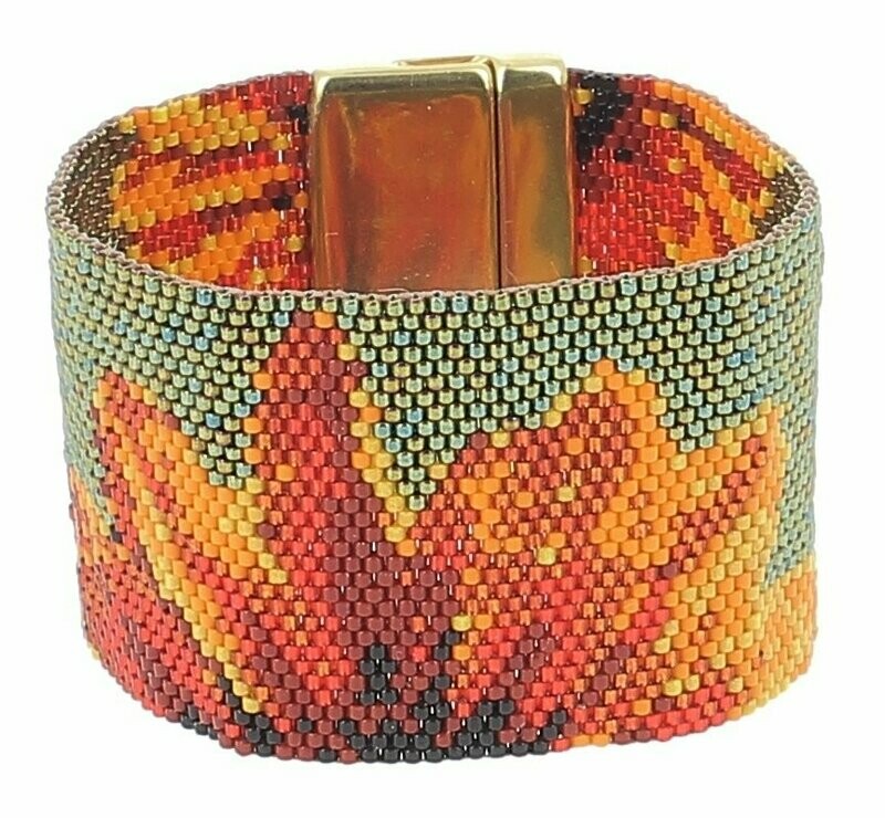 Bracelet perles tissées