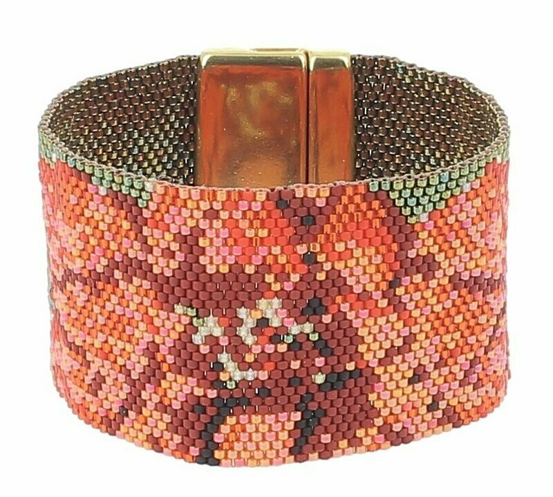 Bracelet perles tissées