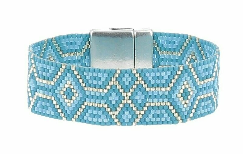 Bracelet perles tissées