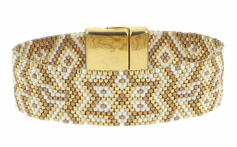 Bracelet perles tissées