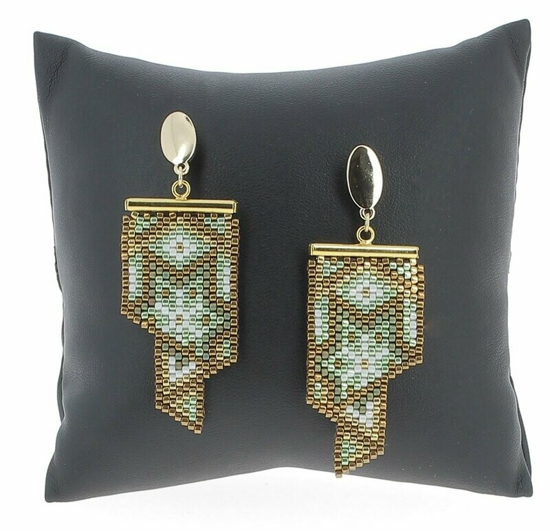 BOs Perles tissées Art Déco