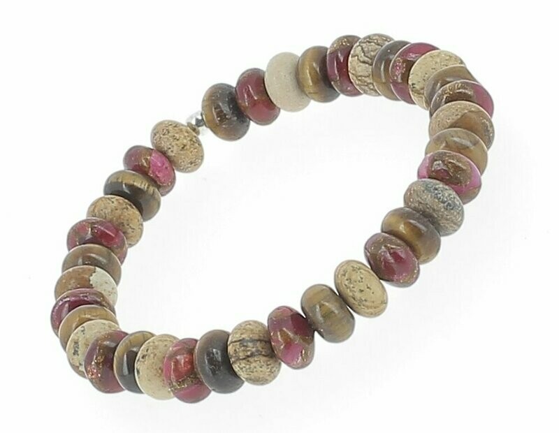 Jaspe, Œil de Tigre et Quartz