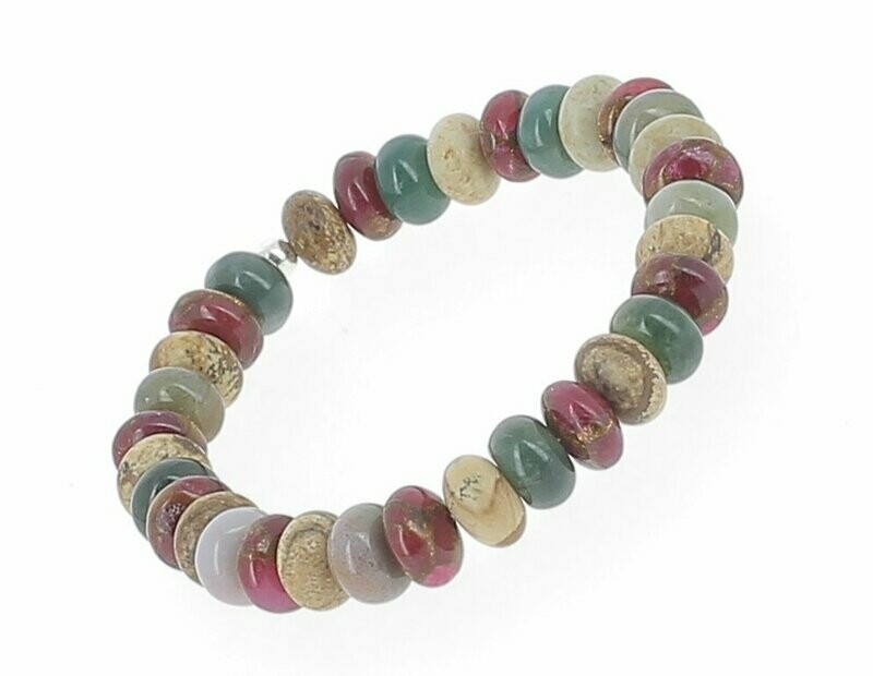Jaspe, Agate des Indes et Quartz