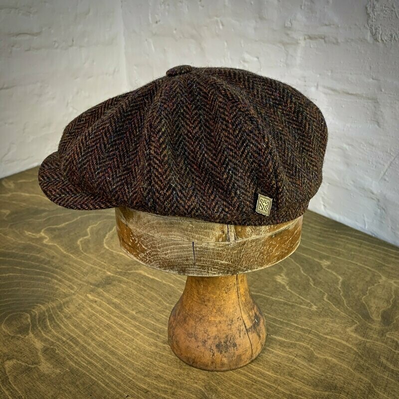 1920 NEWSBOY CAP+ Reddish Bolt