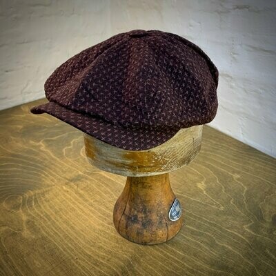 1920 NEWSBOY CAP Cross Mulberry