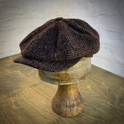 1920 NEWSBOY CAP Furrows Red