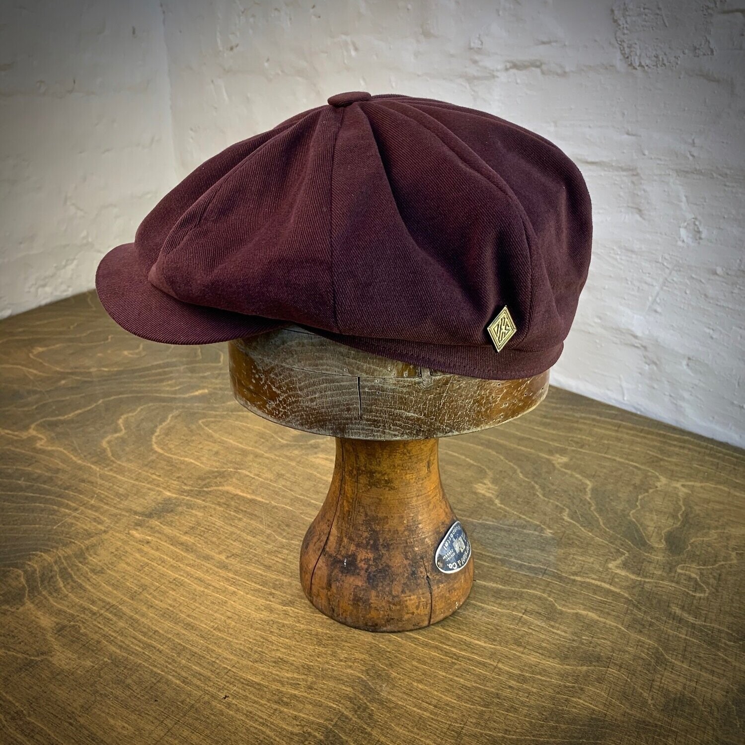 1920 NEWSBOY CAP Edmond Maroon
