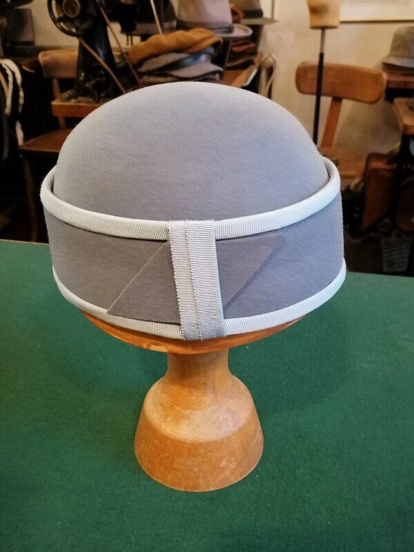 PILLBOX "Raute" blau-grau