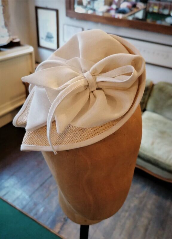 FASCINATOR Natur Panama-Stroh
