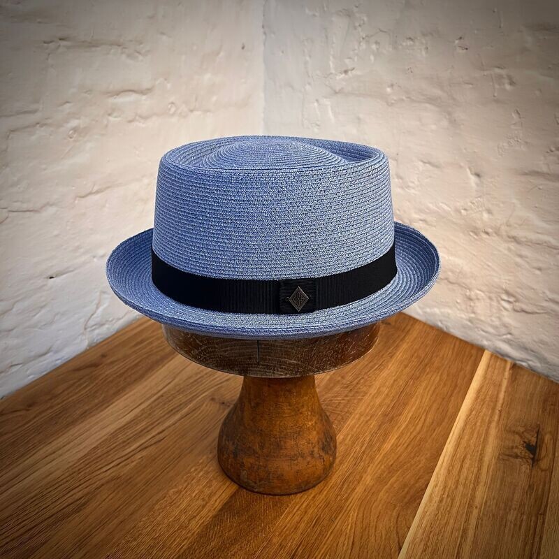 1940 PORK PIE Hanf Eisblau