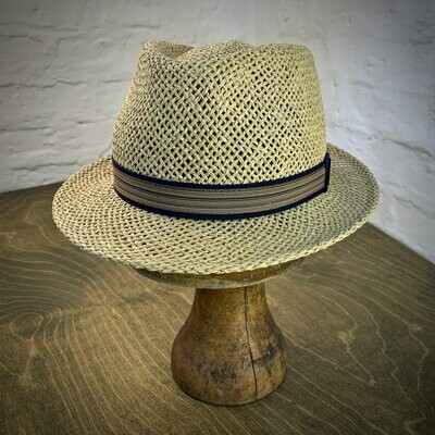 1935 TRILBY Toyo Natur gestreiftes Band