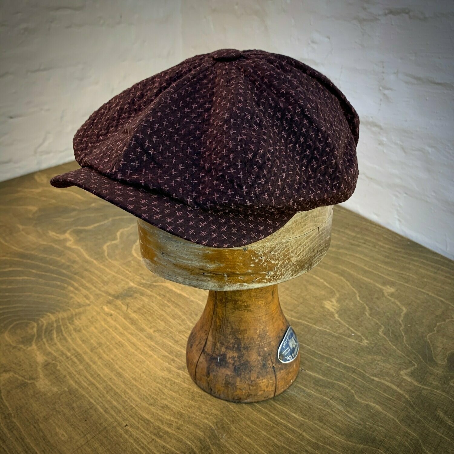 1920 NEWSBOY CAP Cross Mulberry 1920 NEWSBOY CAP Cross Mulberry
