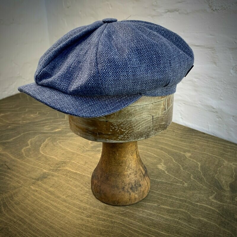 1920 NEWSBOY CAP Linen Blue 1920 NEWSBOY CAP Linen Blue
