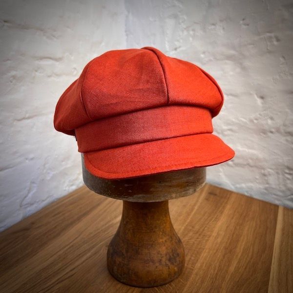 1920 BALLON Linen Poppy Red
