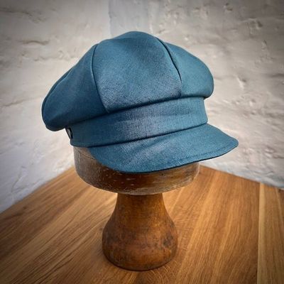 1920 BALLON Linen Lagoon Blue 1920 BALLON Linen Lagoon Blue