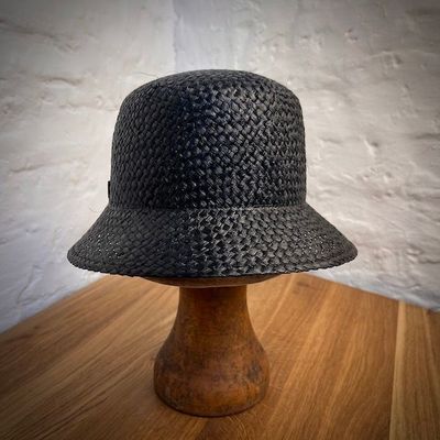 1930 HAUBE Raffia Tiefschwarz 1930 HAUBE Raffia Tiefschwarz