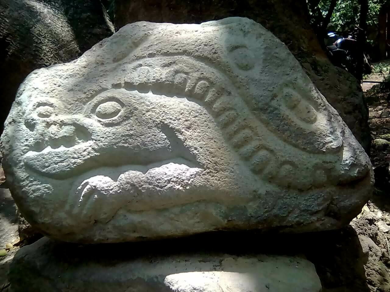 &quot;Dragon Back&quot;  Hand-made Carved Stone