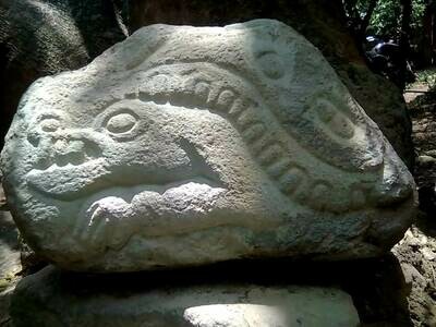 &quot;Dragon Back&quot;  Hand-made Carved Stone