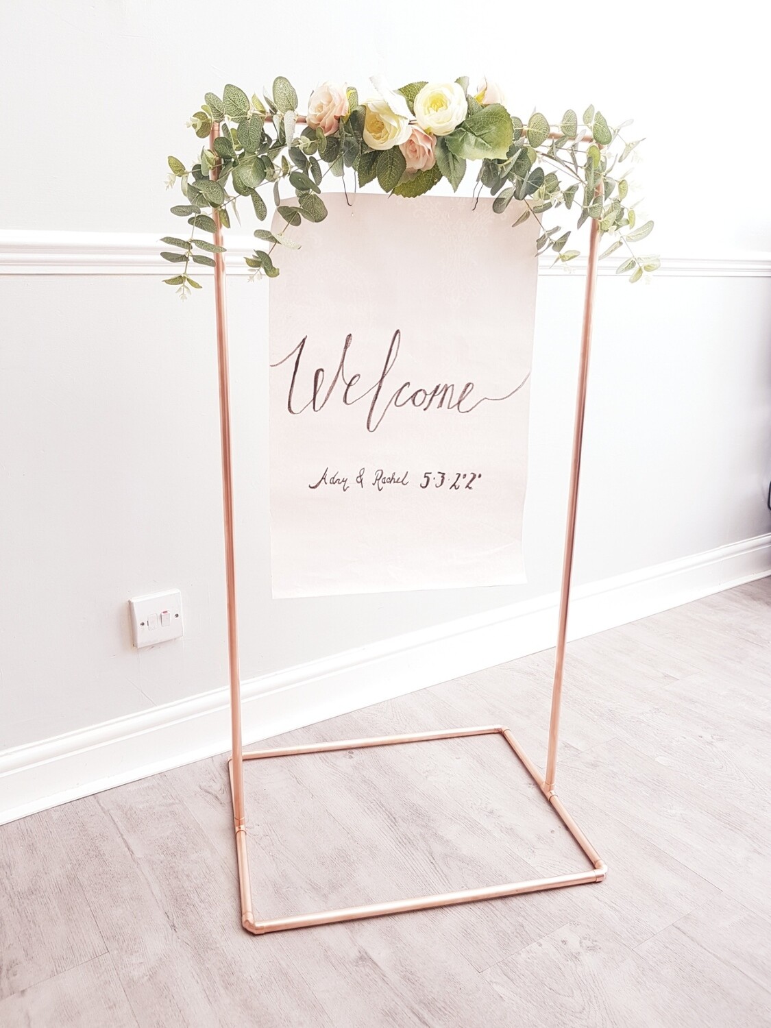 Copper Wedding Frame Seating Plan Holder / Event Sign Display