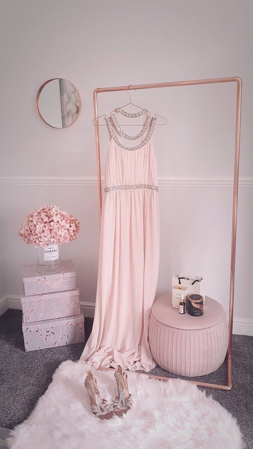 COPPER CLOTHES RAIL