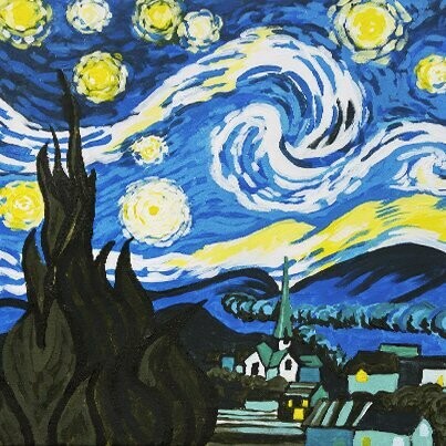 Curso Pinta la "Noche Estrellada"