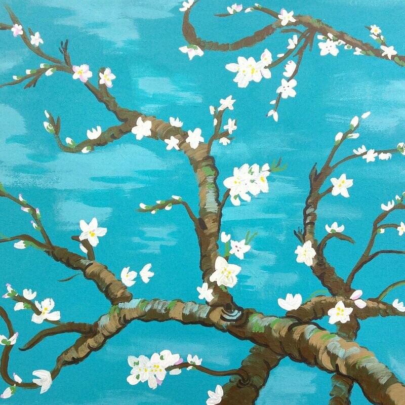 Curso Pinta los "Almendros en Flor"
