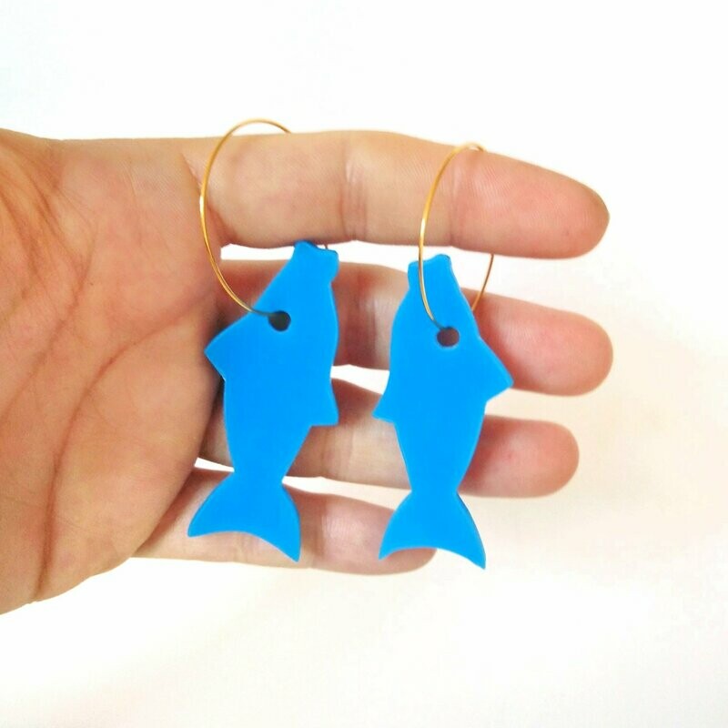 Pendientes de metacrilato