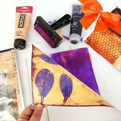 CUPÓN REGALO Estampación con Gelli plate