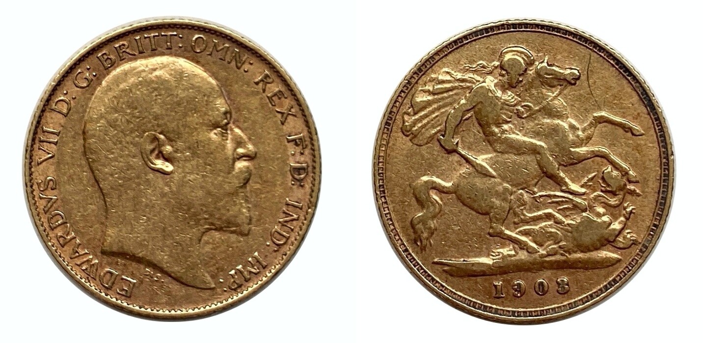 1903 Edward VII 1/2 sovereign