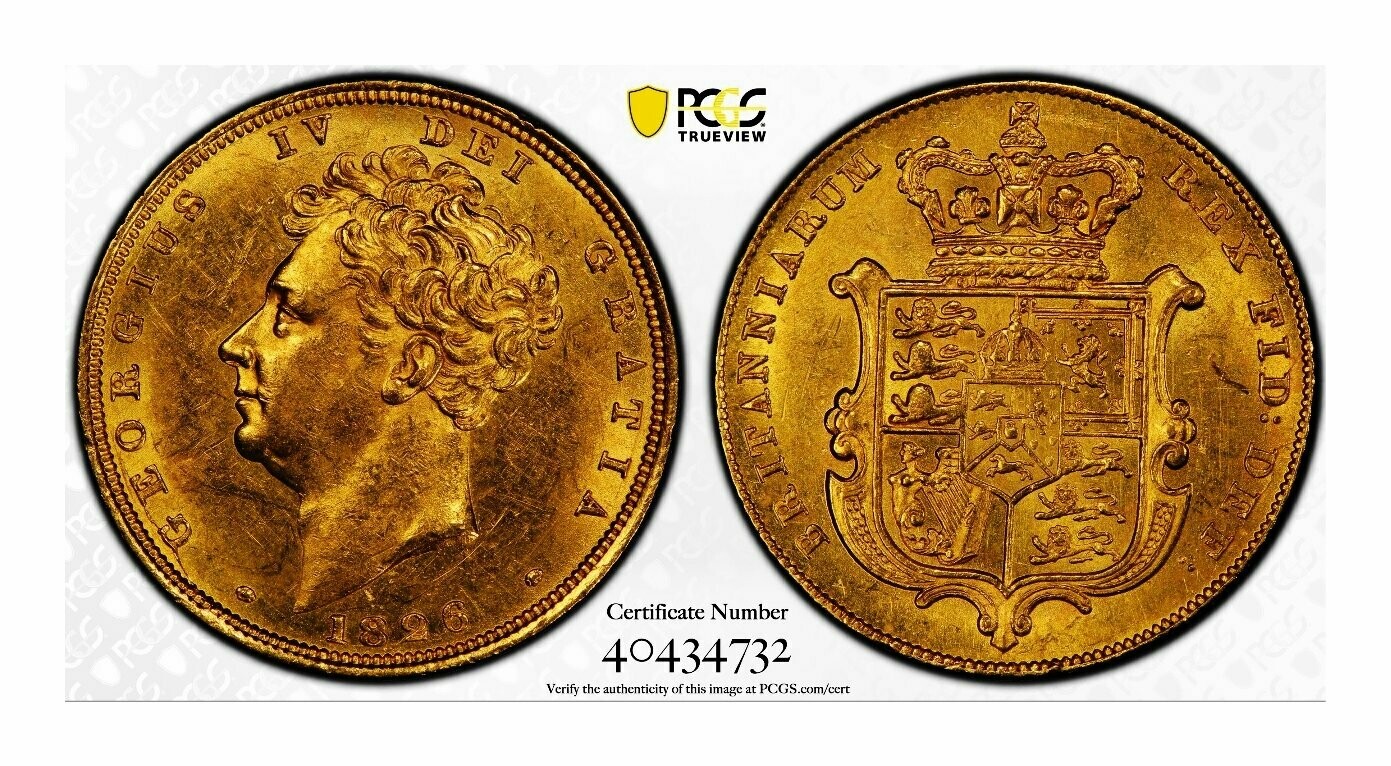 1826 George IV Gold Sovereign