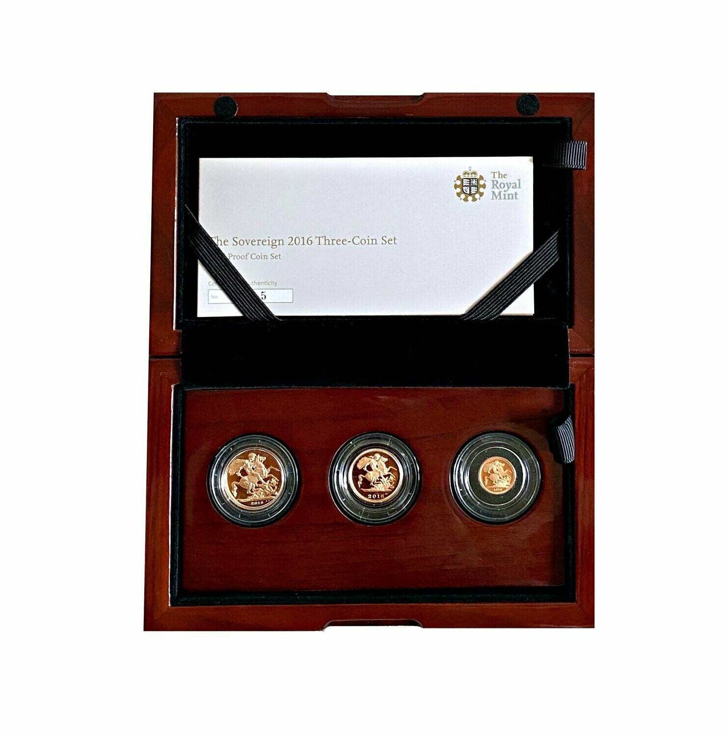 2016 James Butler Gold Proof Three coin set