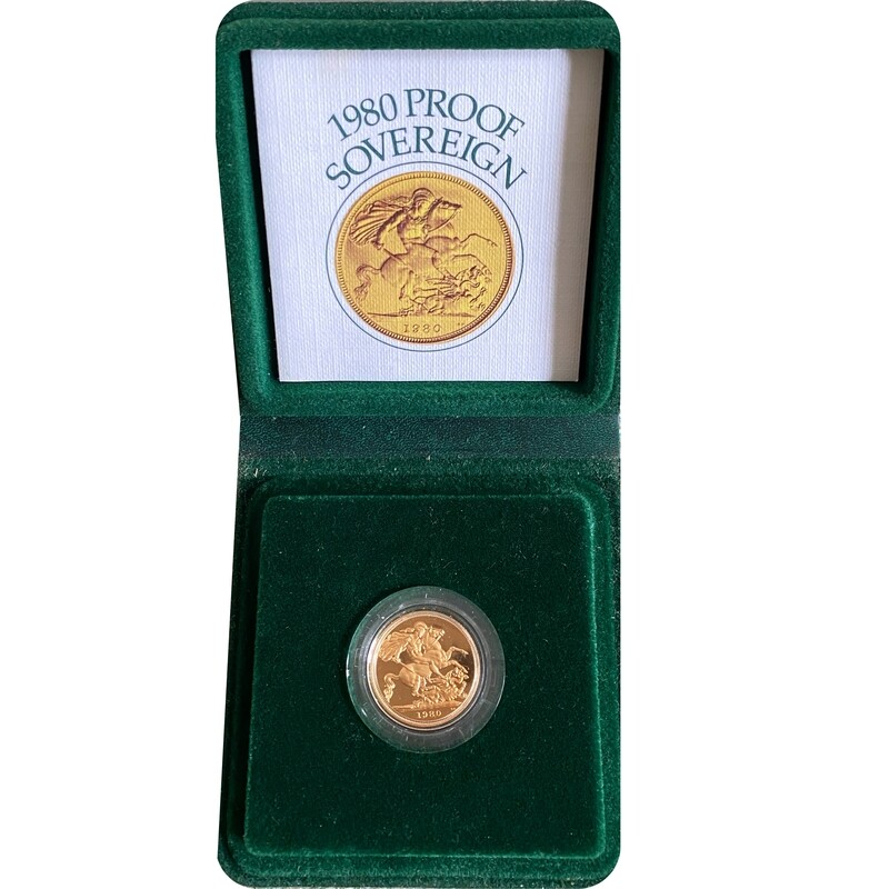 1980 Gold Proof Sovereign