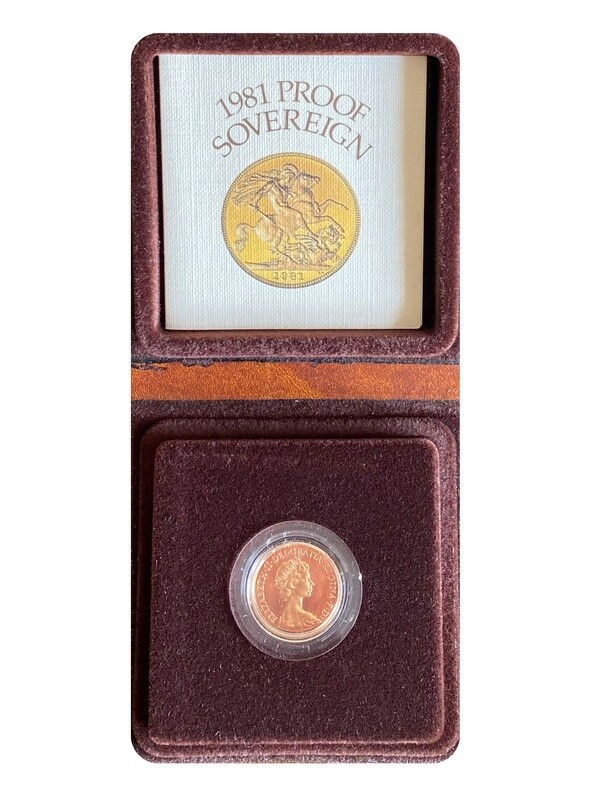 1981 Gold Proof Sovereign